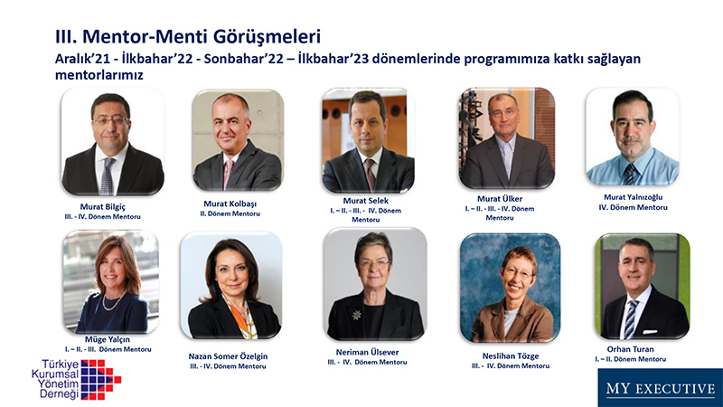 YÖNETİM KURULU ÜYELİĞİ MENTORLUK VE GELİŞTİRME PROGRAMI