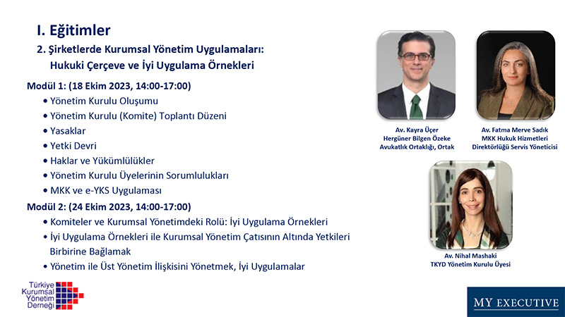 YÖNETİM KURULU ÜYELİĞİ MENTORLUK VE GELİŞTİRME PROGRAMI